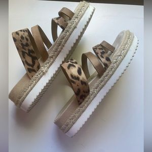 Gypsy Jazz Leopard Sandals